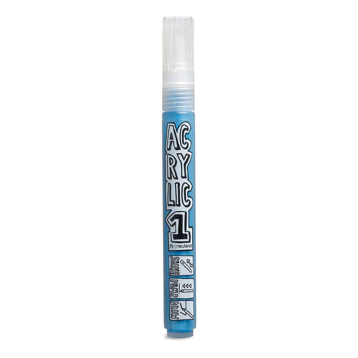AcrylicOne MEDIUM, round nib 2.5mm – Single Colors- ac529 brillantblau