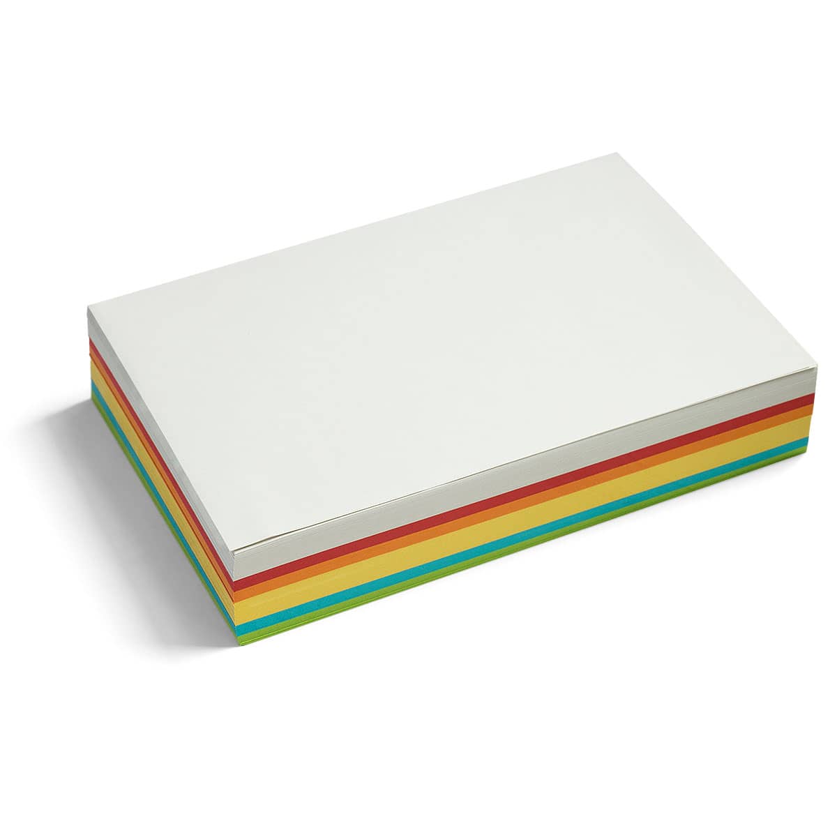 Maxi-Rechteck Karten, Pin-It, 250 Stück, 6-farbig sortiert