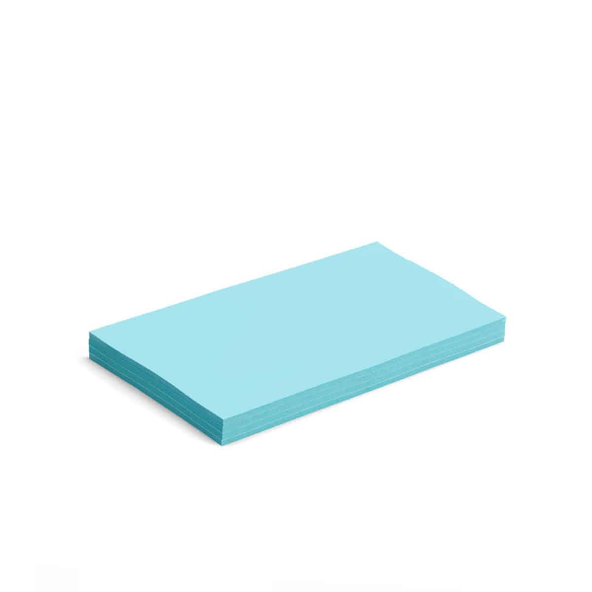 Stick- It Cards, large rectangular, 100 sheets, single colors- 3 blau