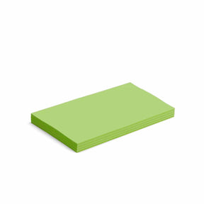 Stick- It Cards, large rectangular, 100 sheets, single colors