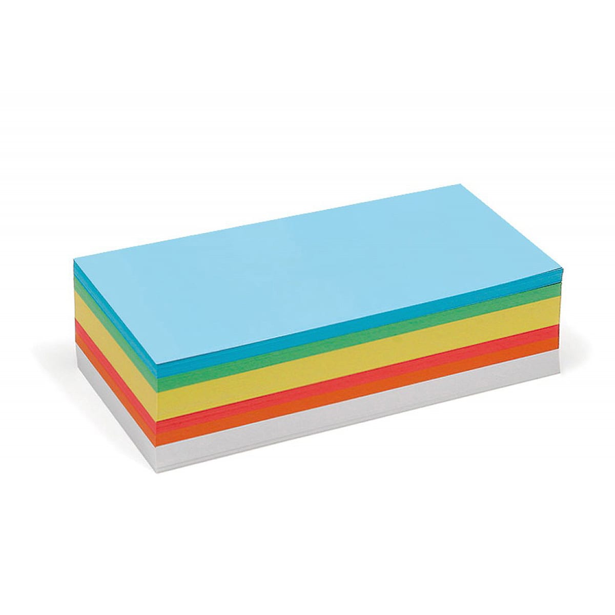 Rechteck-Karten, Pin-It, 250 Stück, 6-farbig sortiert