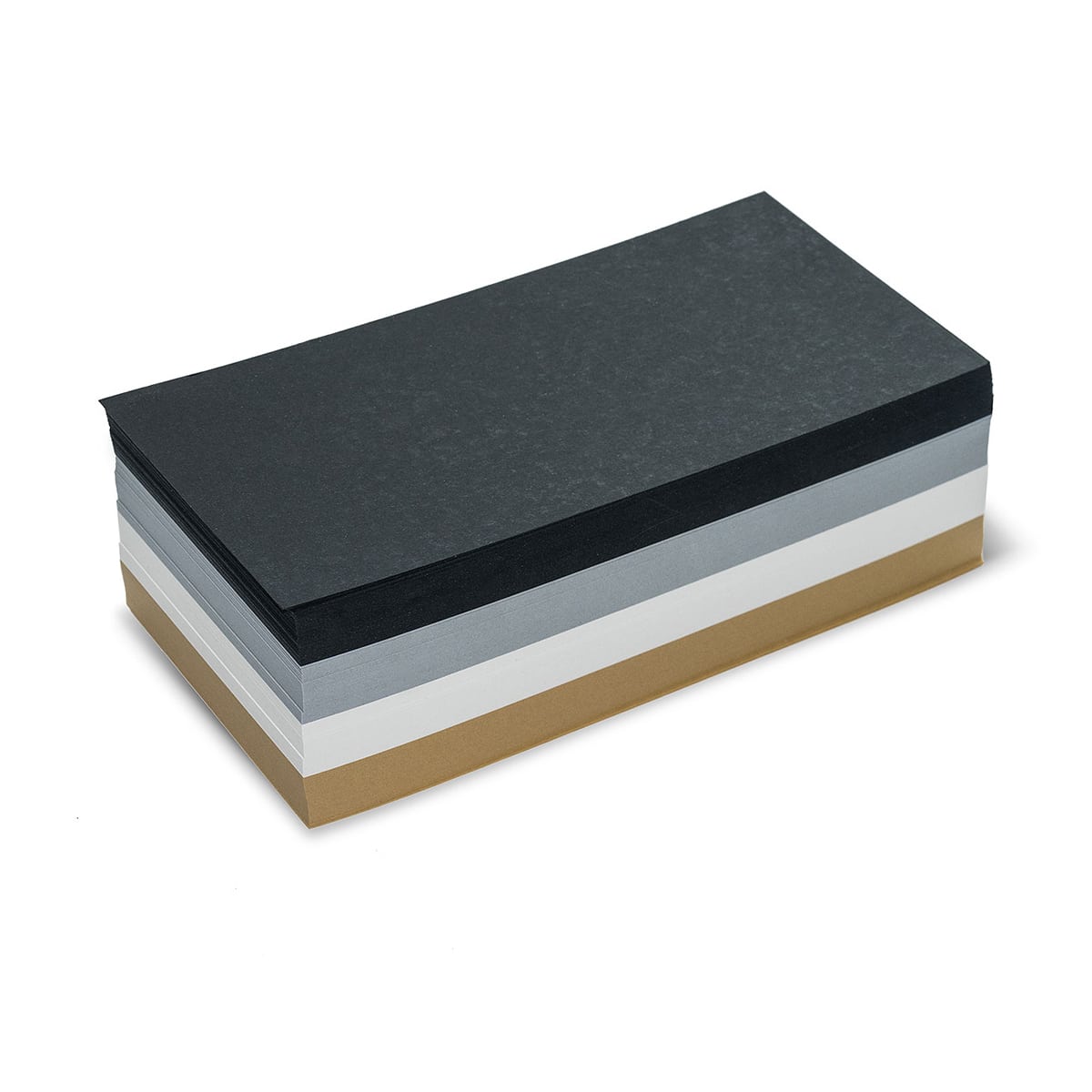 Rechthoek kaarten exclusive edition, Pin-It, 500 vel, gesorteerd in gedempte kleuren