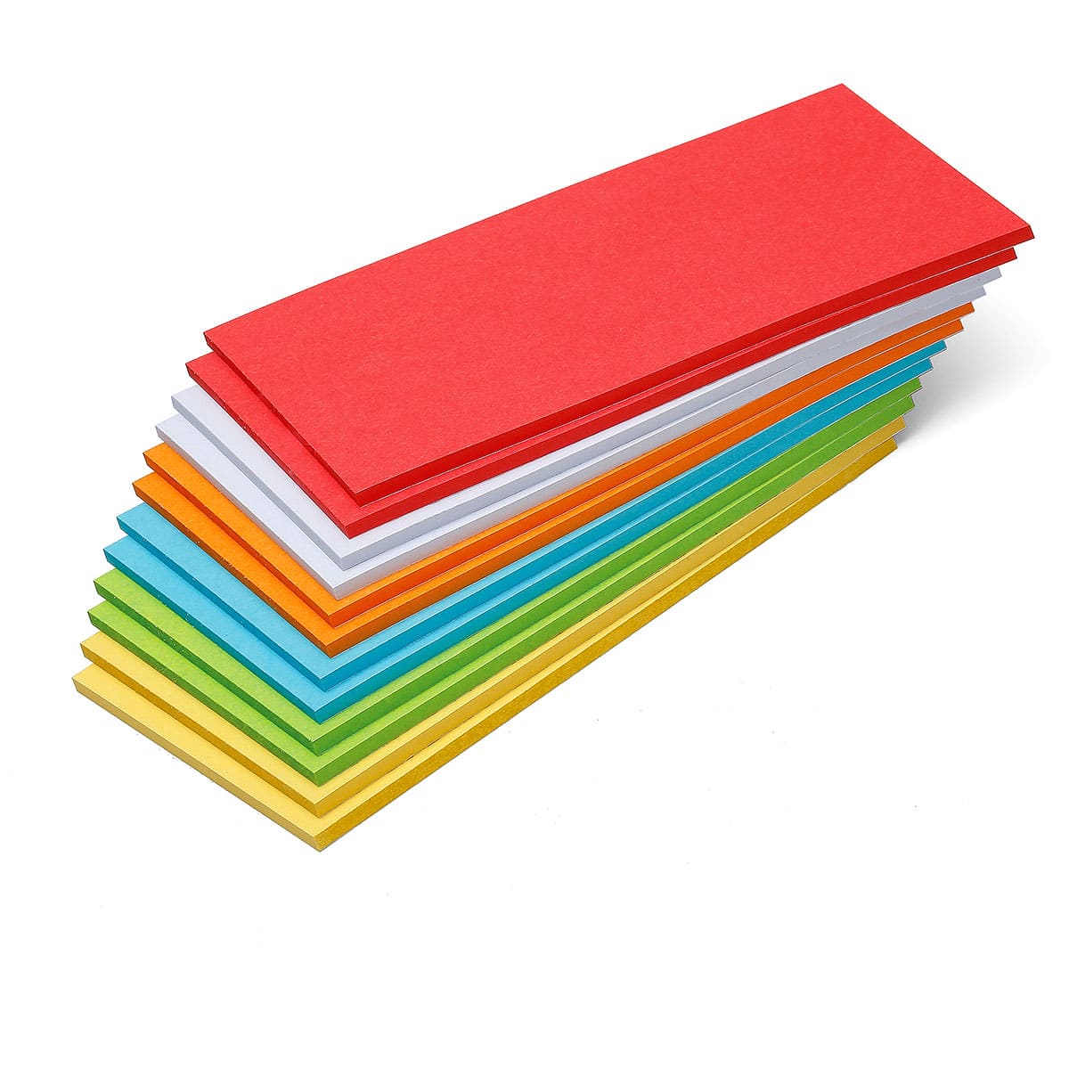 Stick-It Cards, rectangular, 300 sheets, assorted