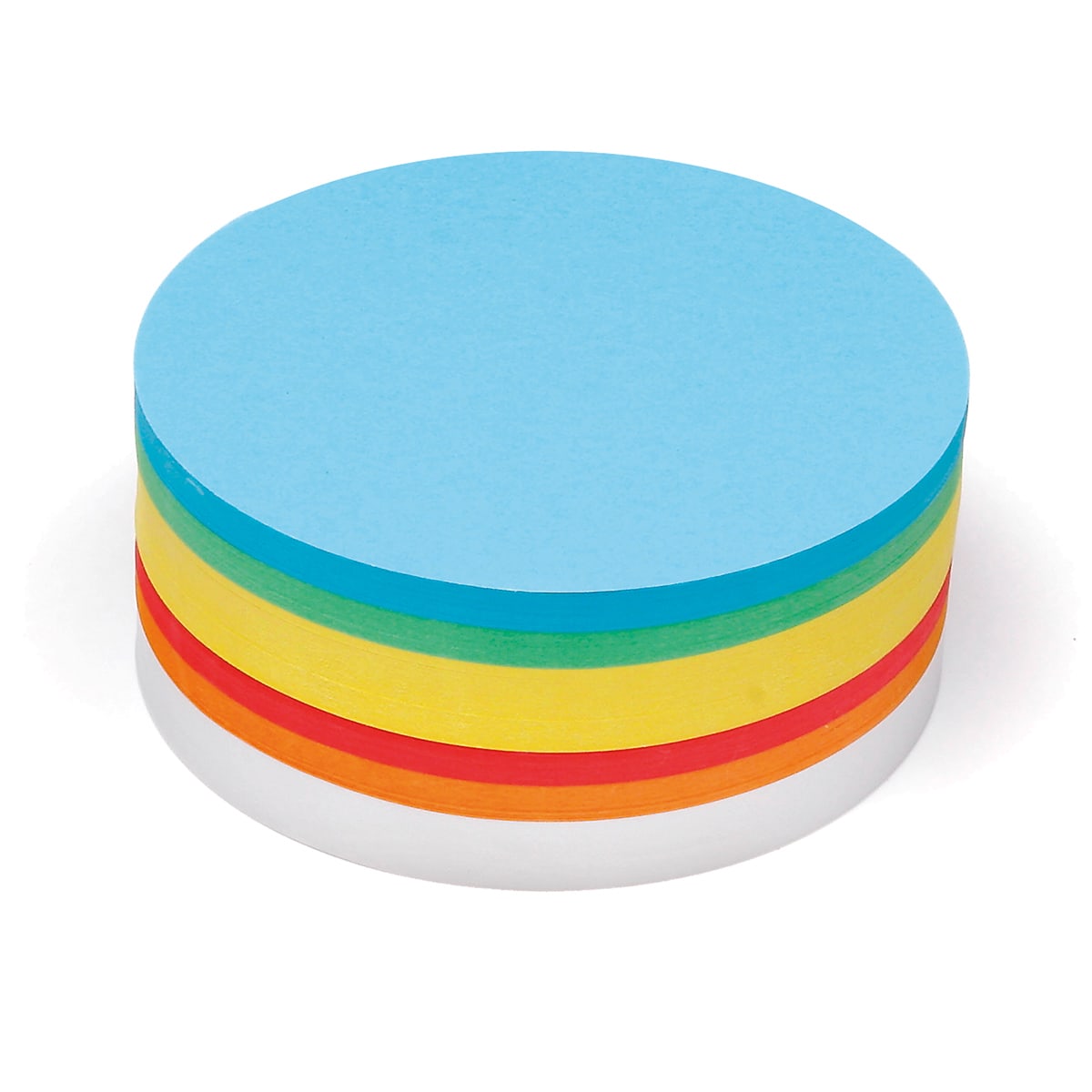 Große runde Scheiben, Pin-It, 500 Stück, 6-farbig sortiert