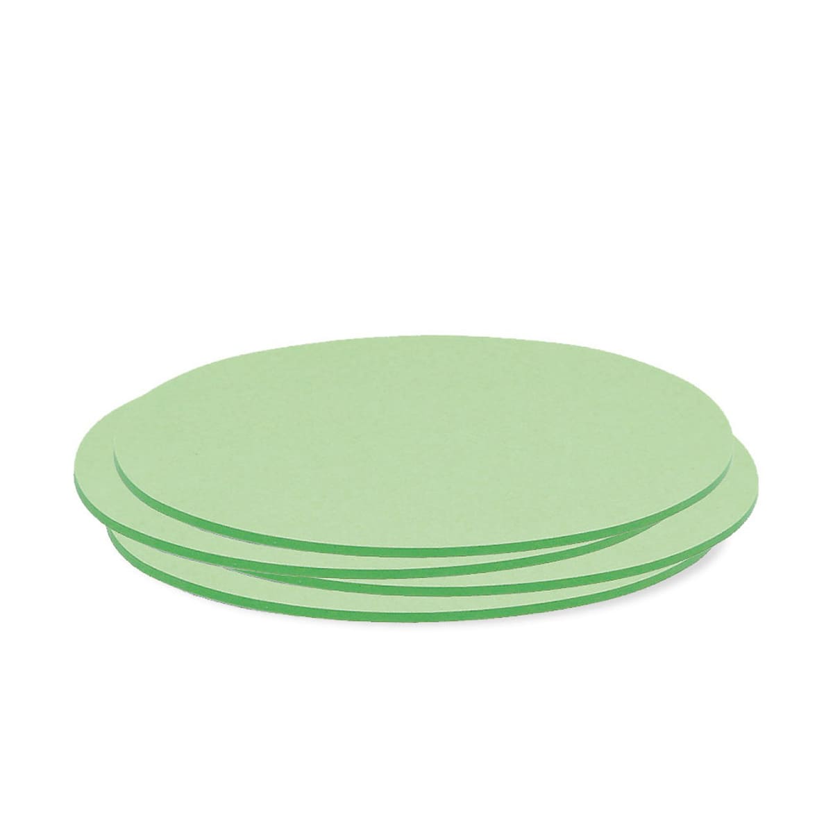 Ovale Scheiben, Stick-It, 100 Stück, uni- 4 grün