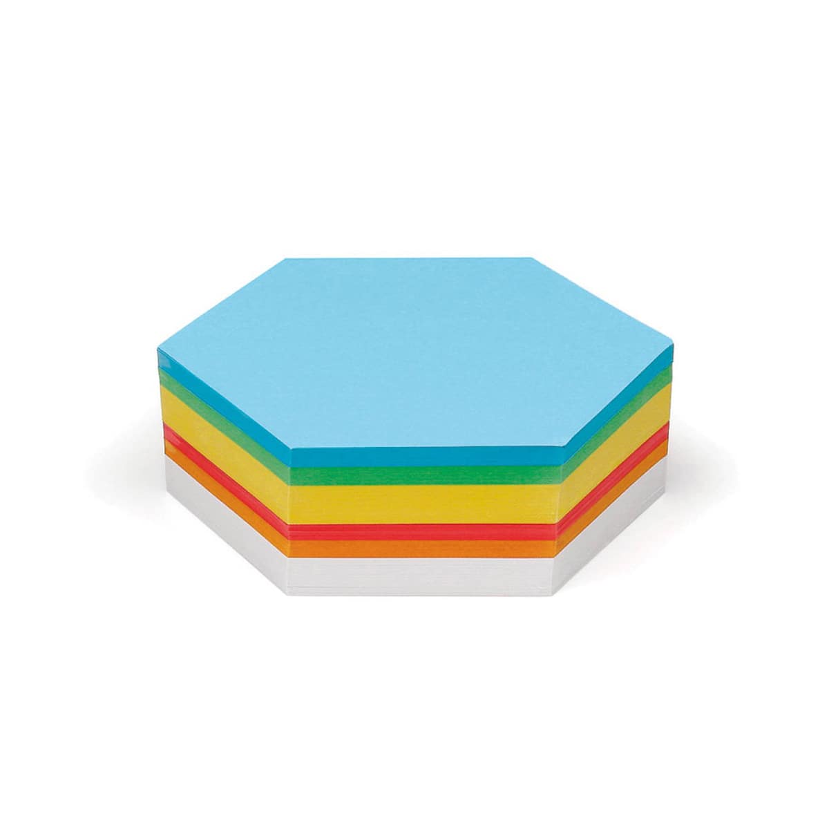 Pin-It Cards, hexagonal. 250 sheets, assorted