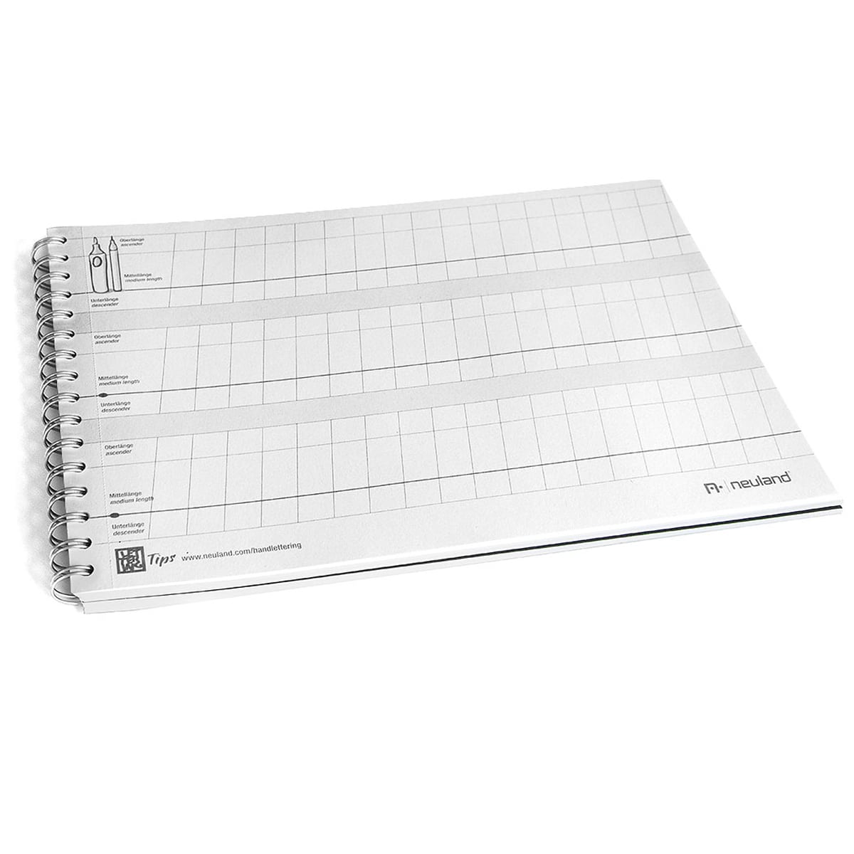 Schrijfoefeningblok voor handlettering Learning Pad to go