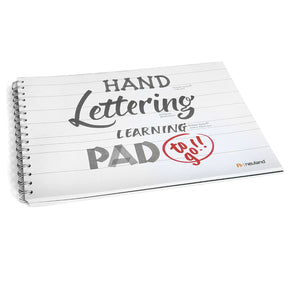 Schreibübungsblock Handlettering Learning Pad to go