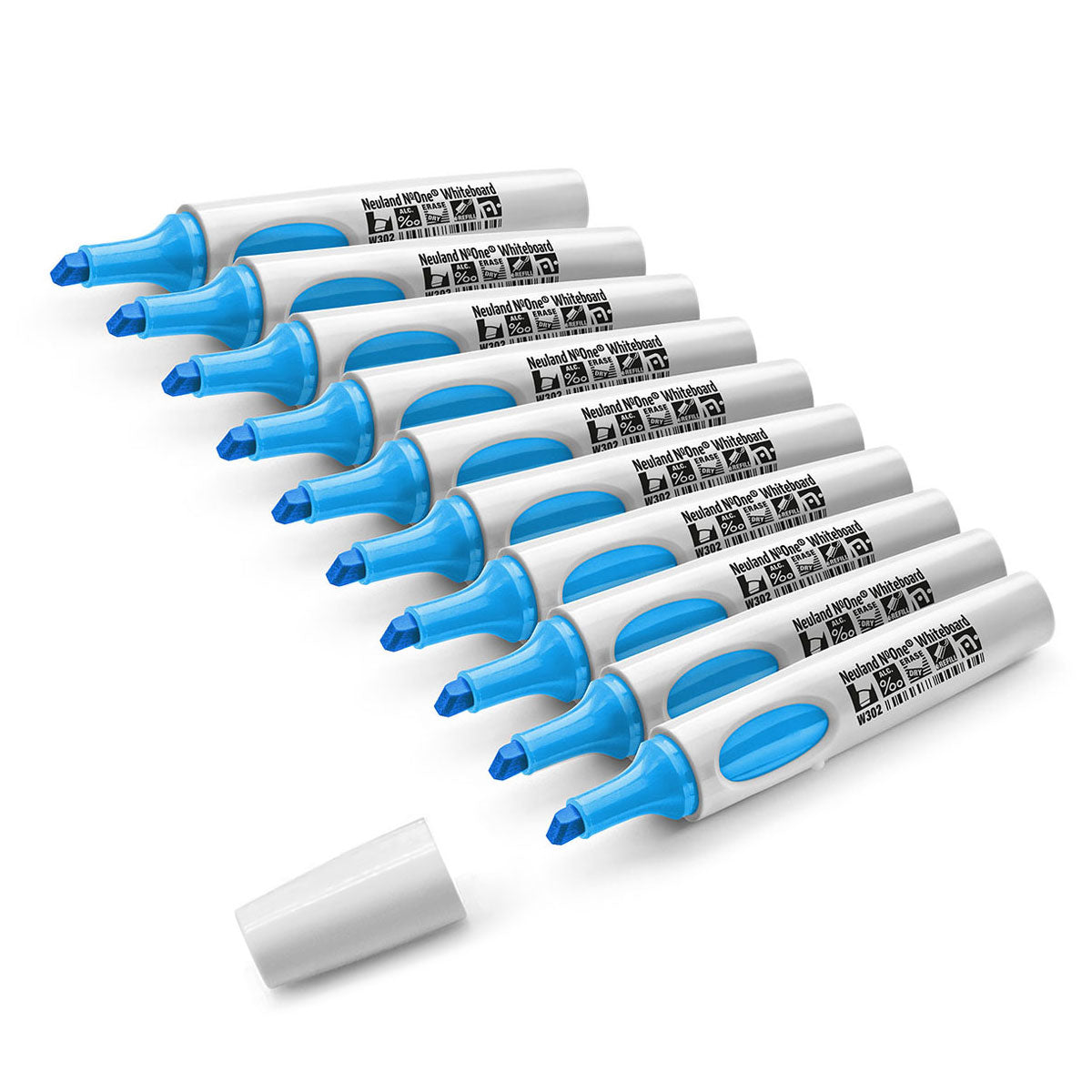 Neuland No.One® Whiteboard, Keilspitze, 2-6 mm - 10er Set