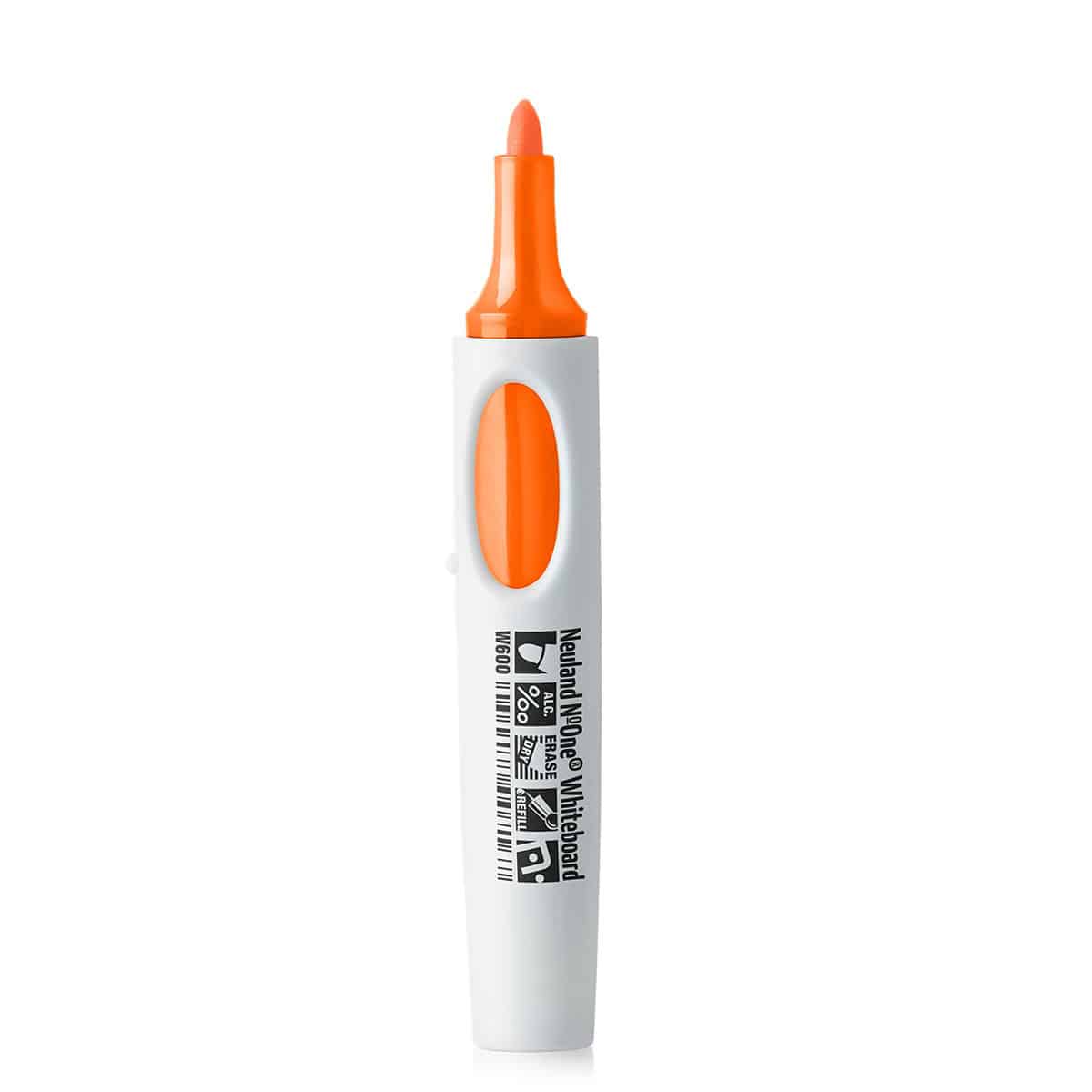 Neuland No.One® R Whiteboard, round nib, 2-4 mm – Single Colors- w600 orange