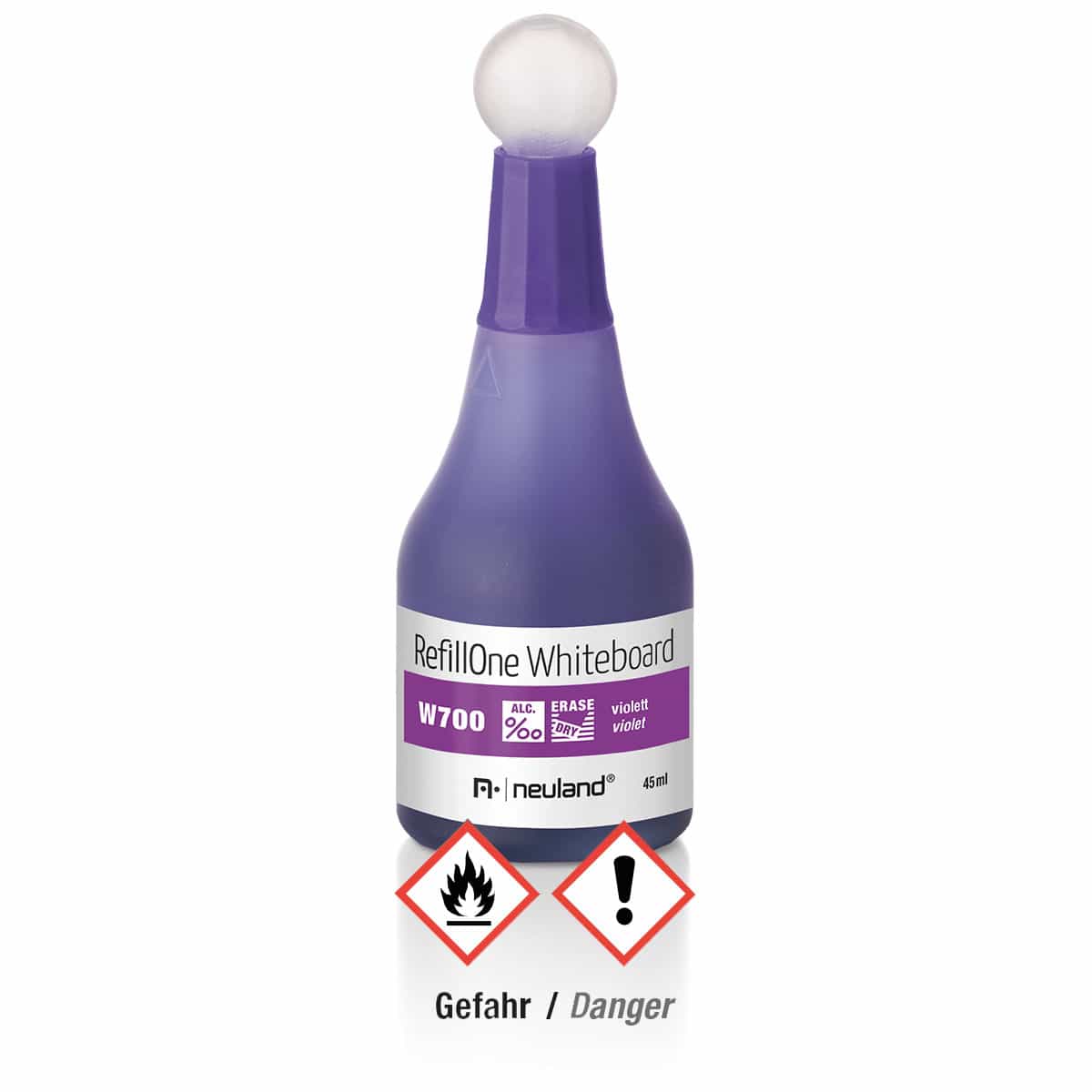 Navulfles RefillOne, Whiteboardmarker, enkel- w700 violett