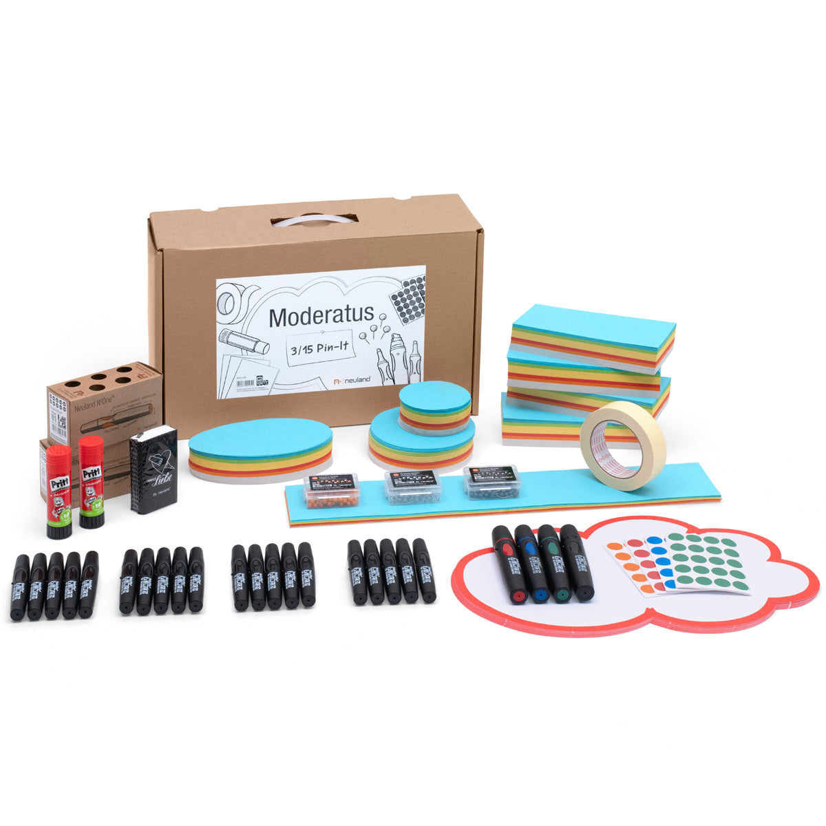Moderatus® 3/15 Pin-It presentation material buy online | Neuland