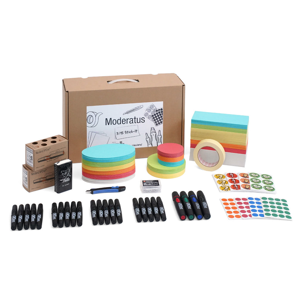 Moderationskarton Moderatus® 3/15 Stick-It