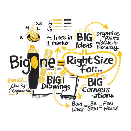 Moderationsmarker Neuland BigOne® mit Keilspitze