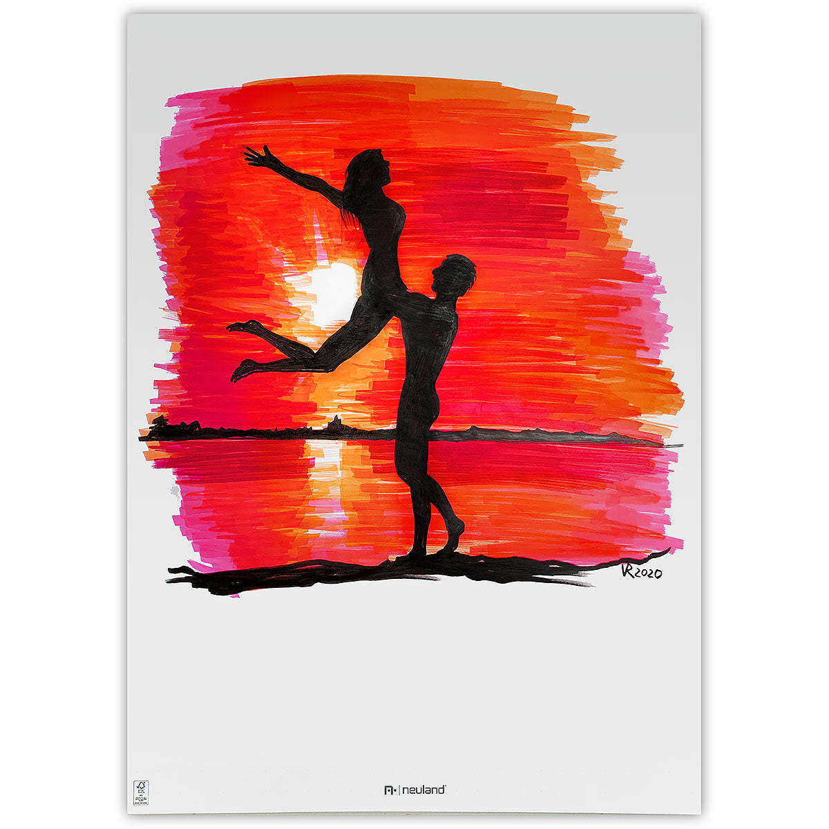 Neuland No.One® Art, Pinselspitze 0,5-7 mm, 5er Farbsets- set no. 8 sweet sunset