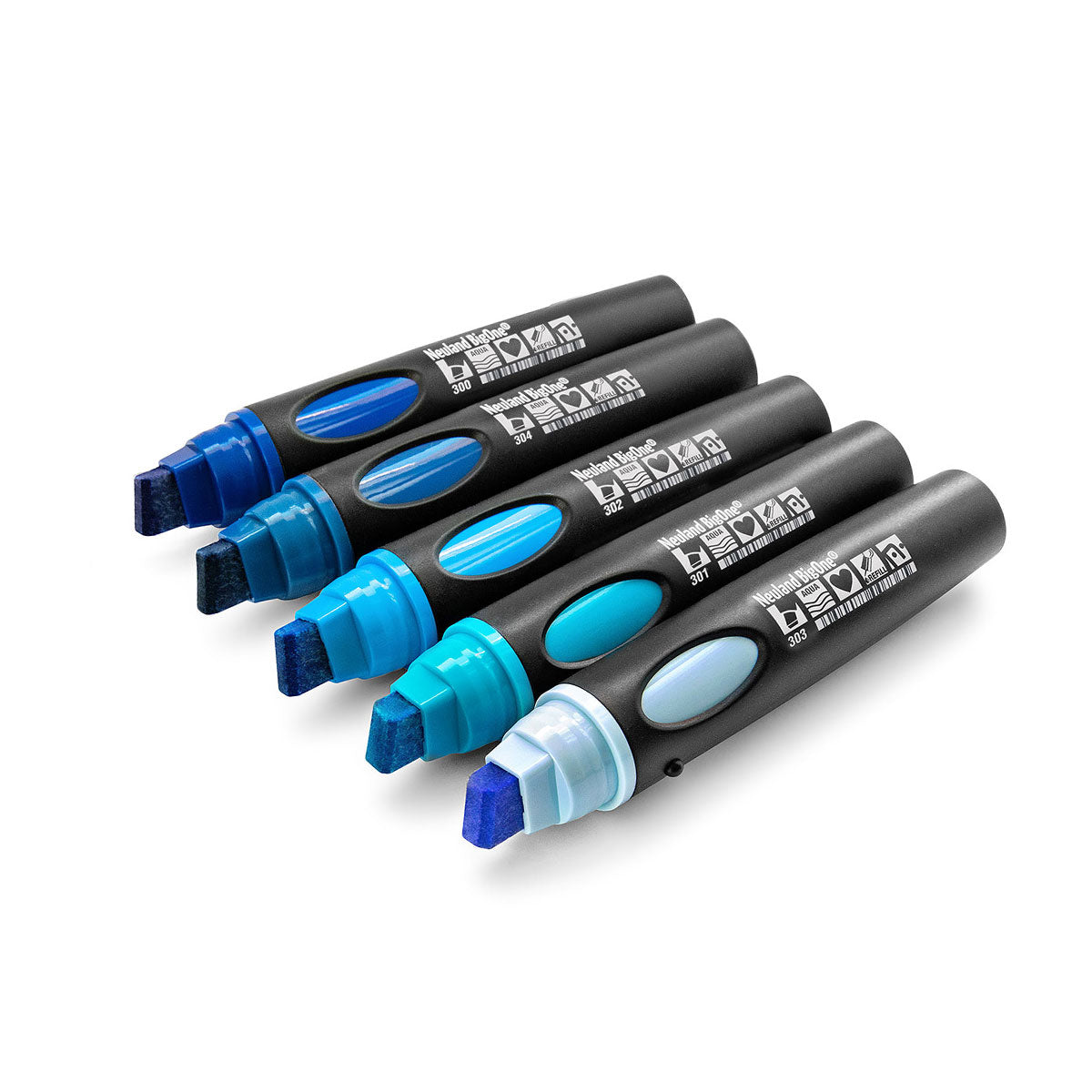 Neuland BigOne®, wigpunt 6-12 mm: 5/ kleur sets- set no. 9 blue sky