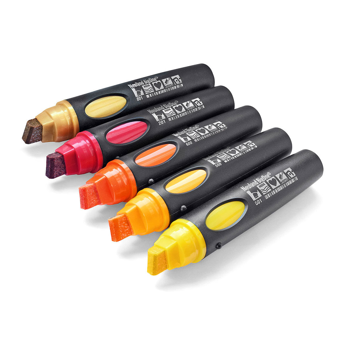 Neuland BigOne®, wigpunt 6-12 mm: 5/ kleur sets- set no. 17 sunset