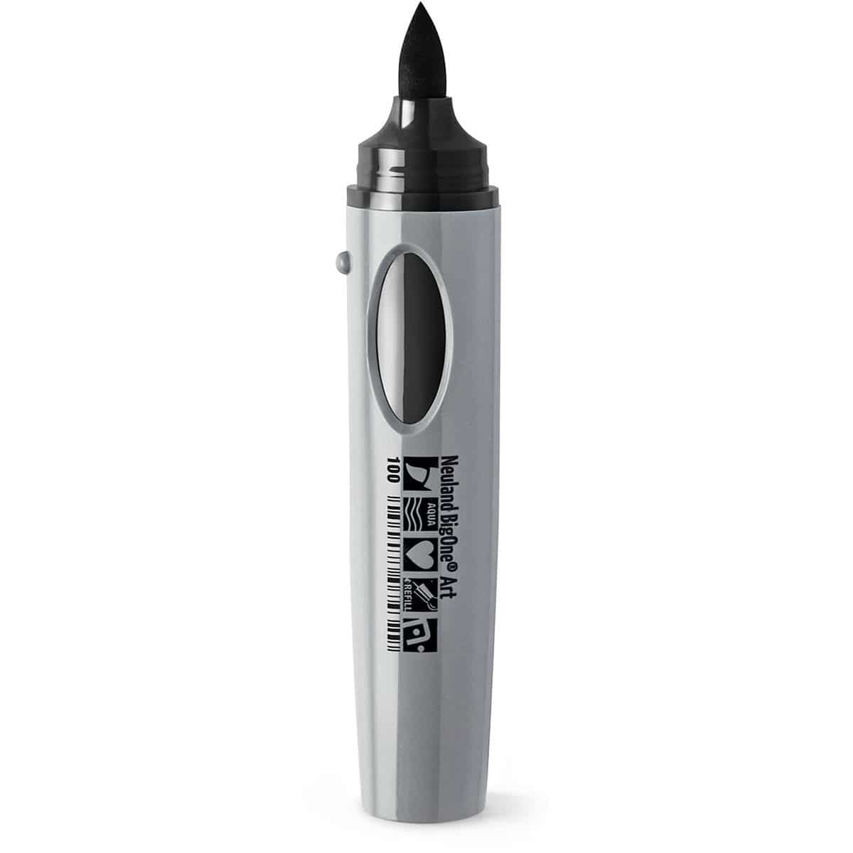 Neuland BigOne® Art, penseelpunt 2 – 15 mm - enkele kleuren- 100 schwarz