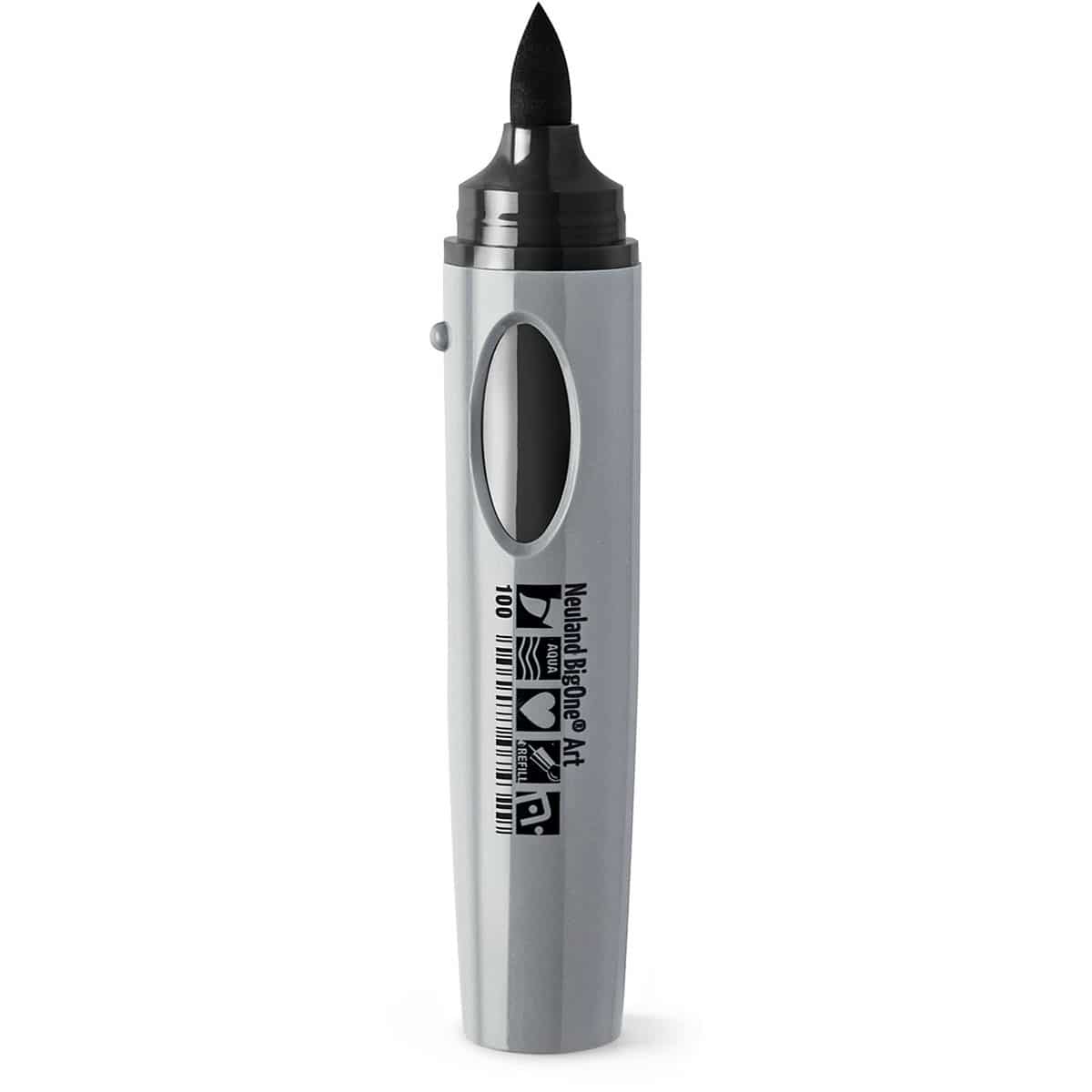 Neuland BigOne® Art, Pinselspitze 2 – 15 mm - Einzelfarben- 100 schwarz
