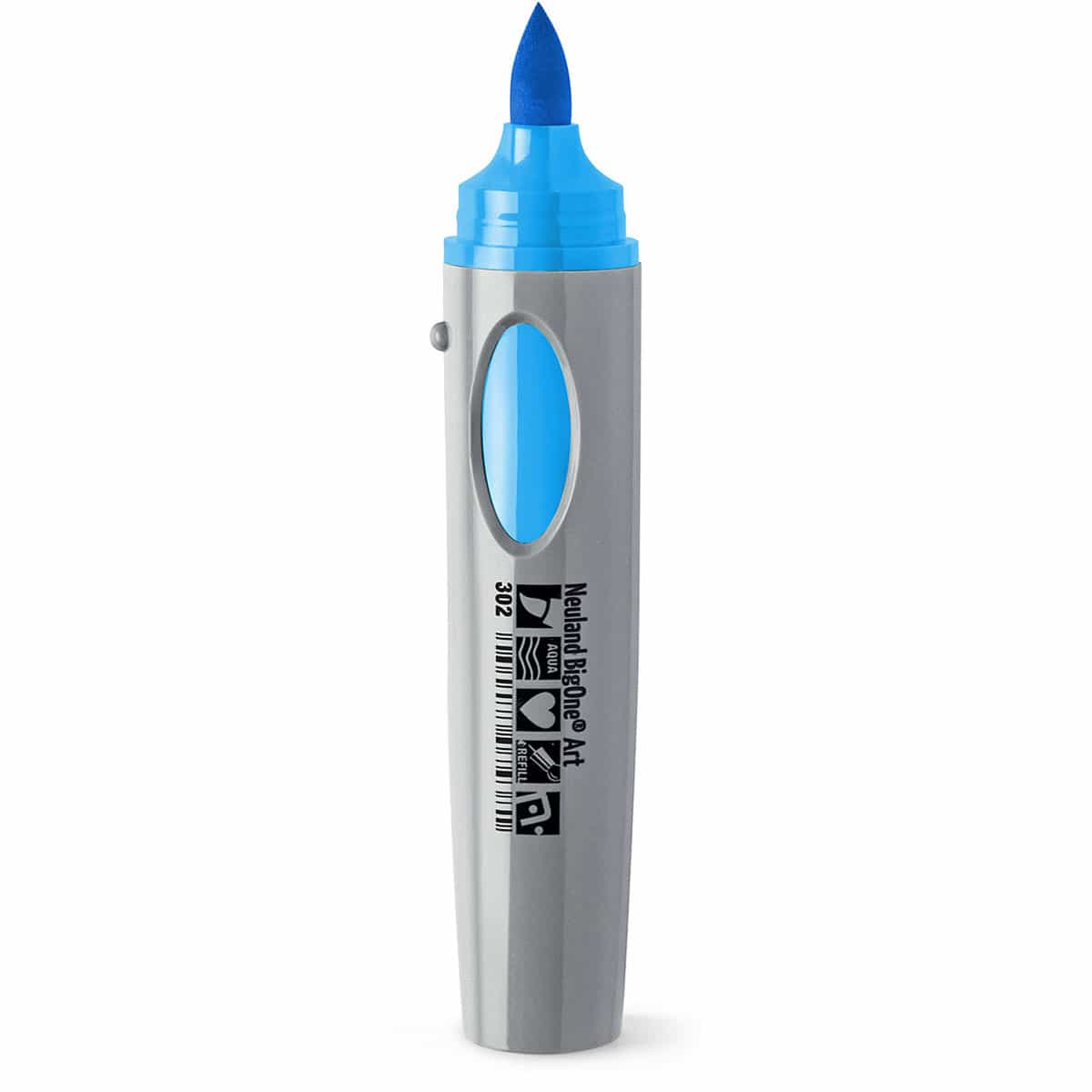 Neuland BigOne® Art, penseelpunt 2 – 15 mm - enkele kleuren- 302 hellblau