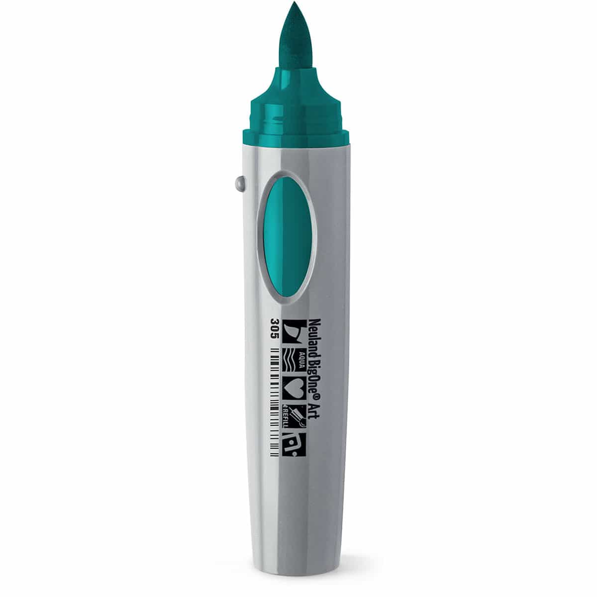 Neuland BigOne® Art, brush nib 2 – 15 mm - single colors- 305 ocean