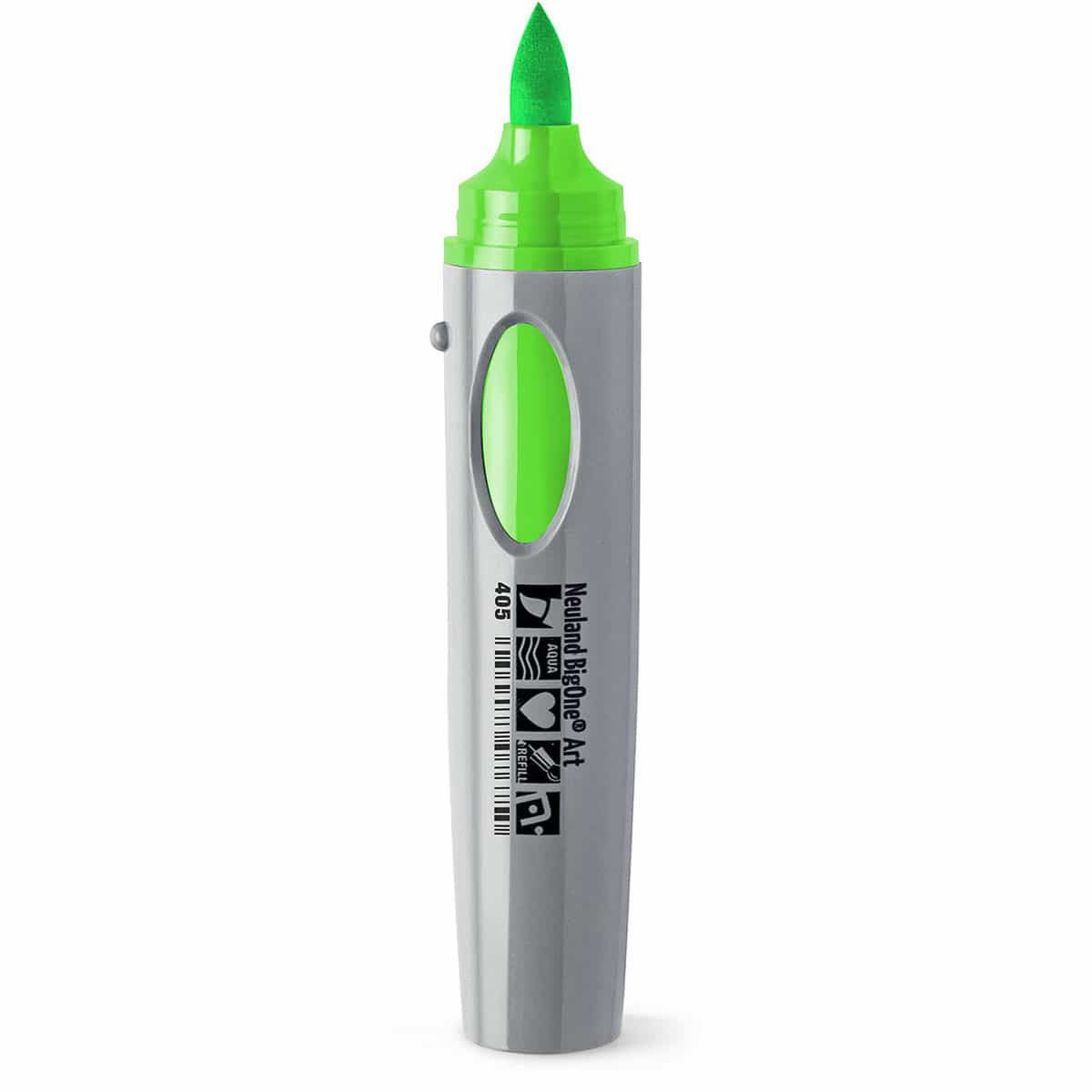 Neuland BigOne® Art, penseelpunt 2 – 15 mm - enkele kleuren- 405 neongrün