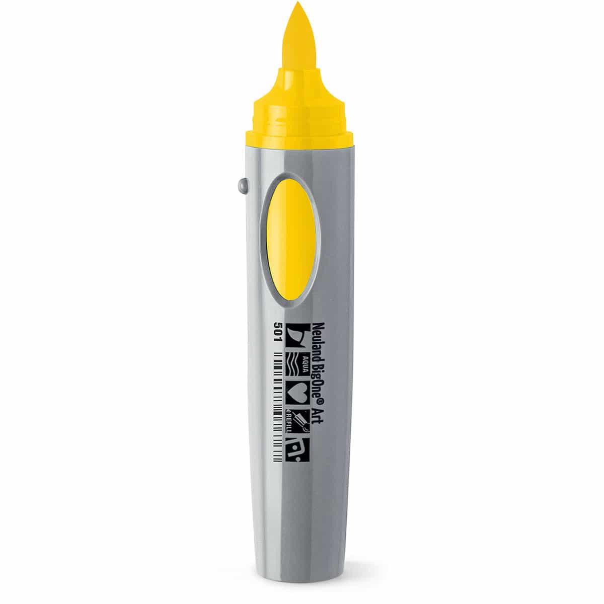 Neuland BigOne® Art, Pinselspitze 2 – 15 mm - Einzelfarben- 501 gelb