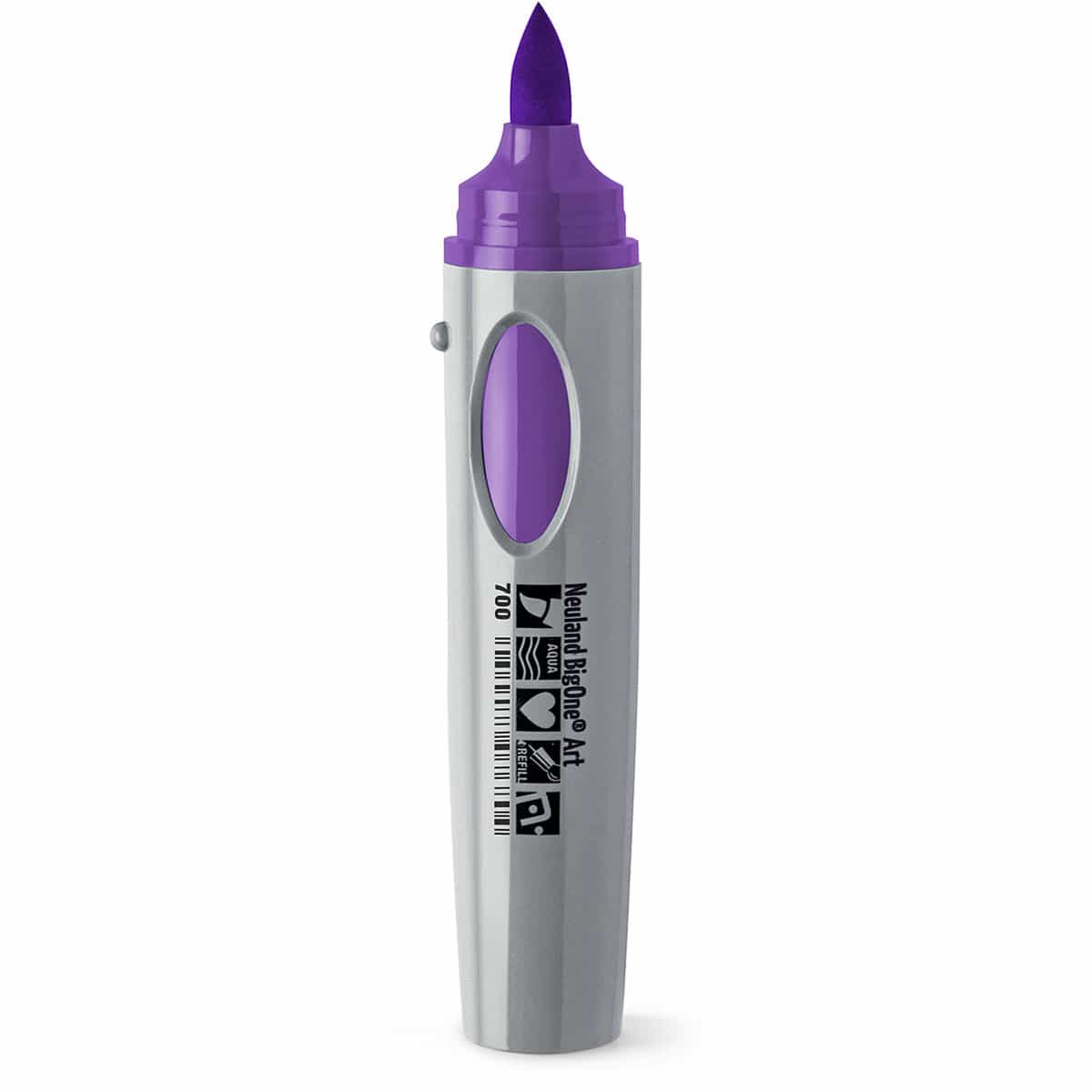 Neuland BigOne® Art, penseelpunt 2 – 15 mm - enkele kleuren- 700 violett