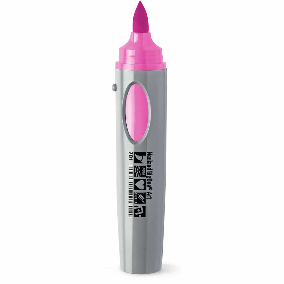 Neuland BigOne® Art, penseelpunt 2 – 15 mm - enkele kleuren- 701 pink