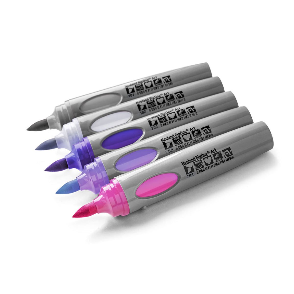 Neuland BigOne® Art, 5/color sets- set no. 18 pink amethyst