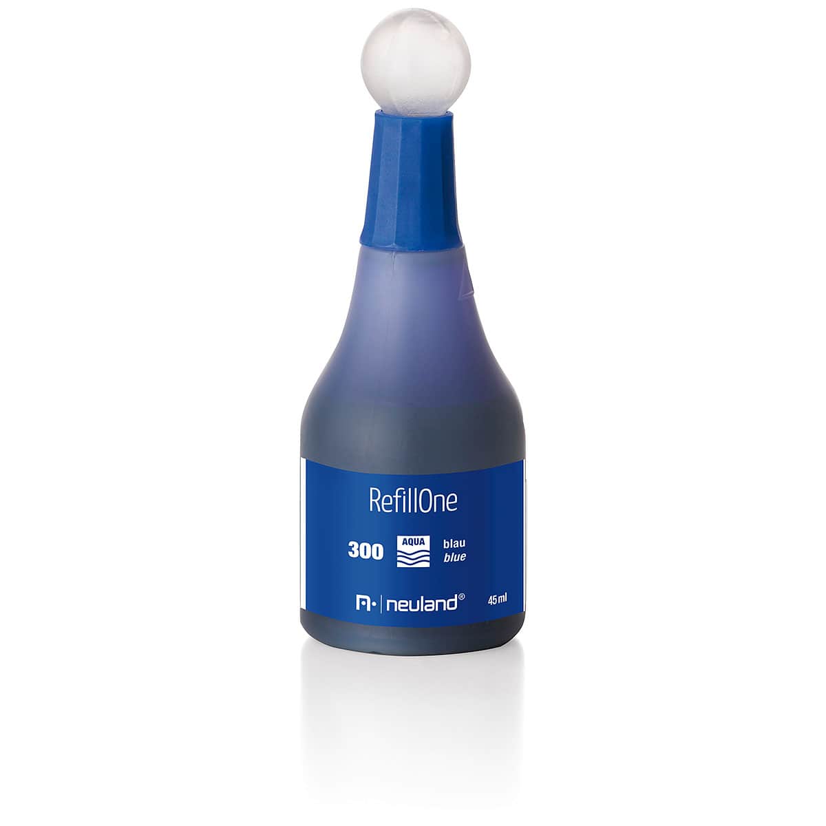 Navulflessen RefillOne, enkel- 300 blau