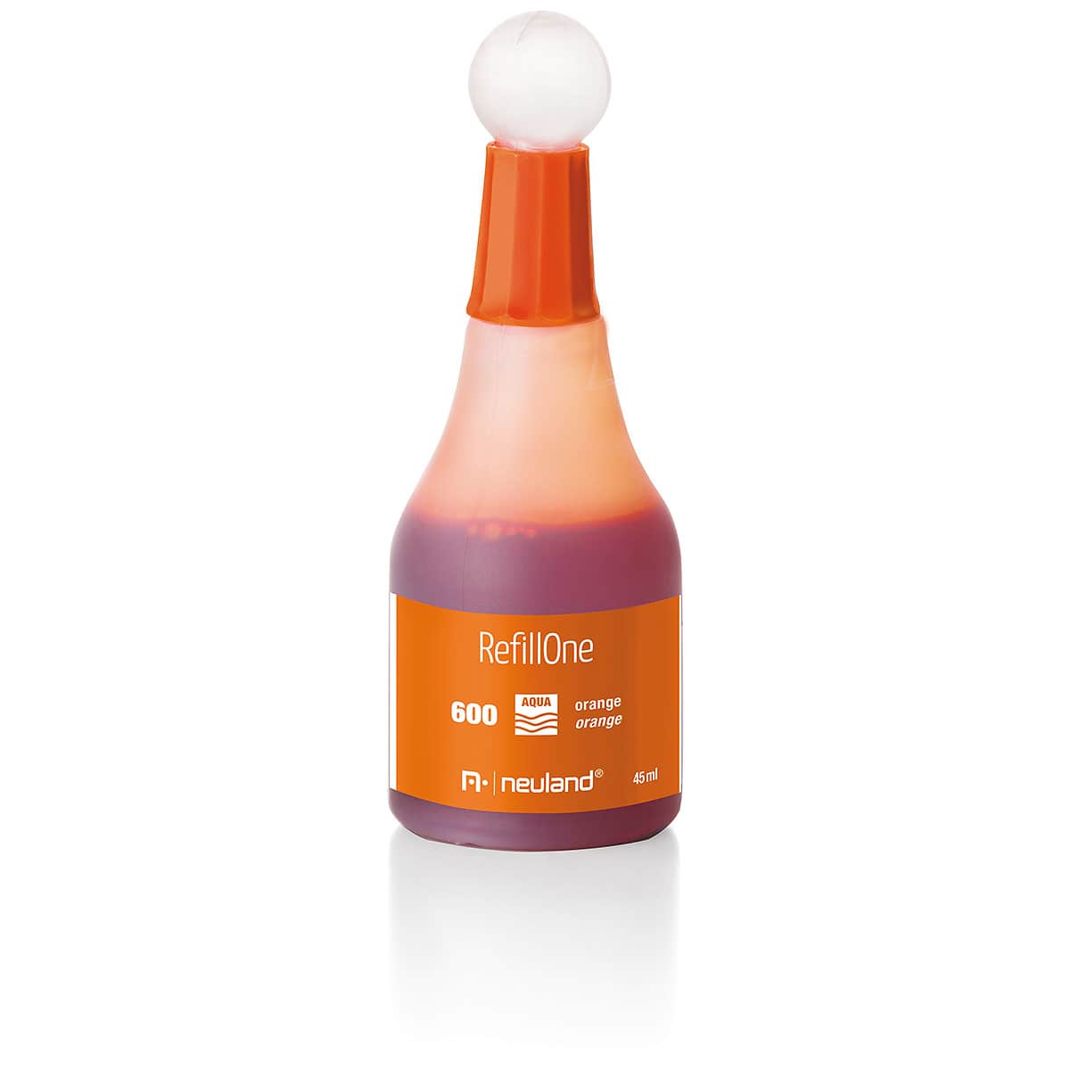 Navulflessen RefillOne, enkel- 600 orange