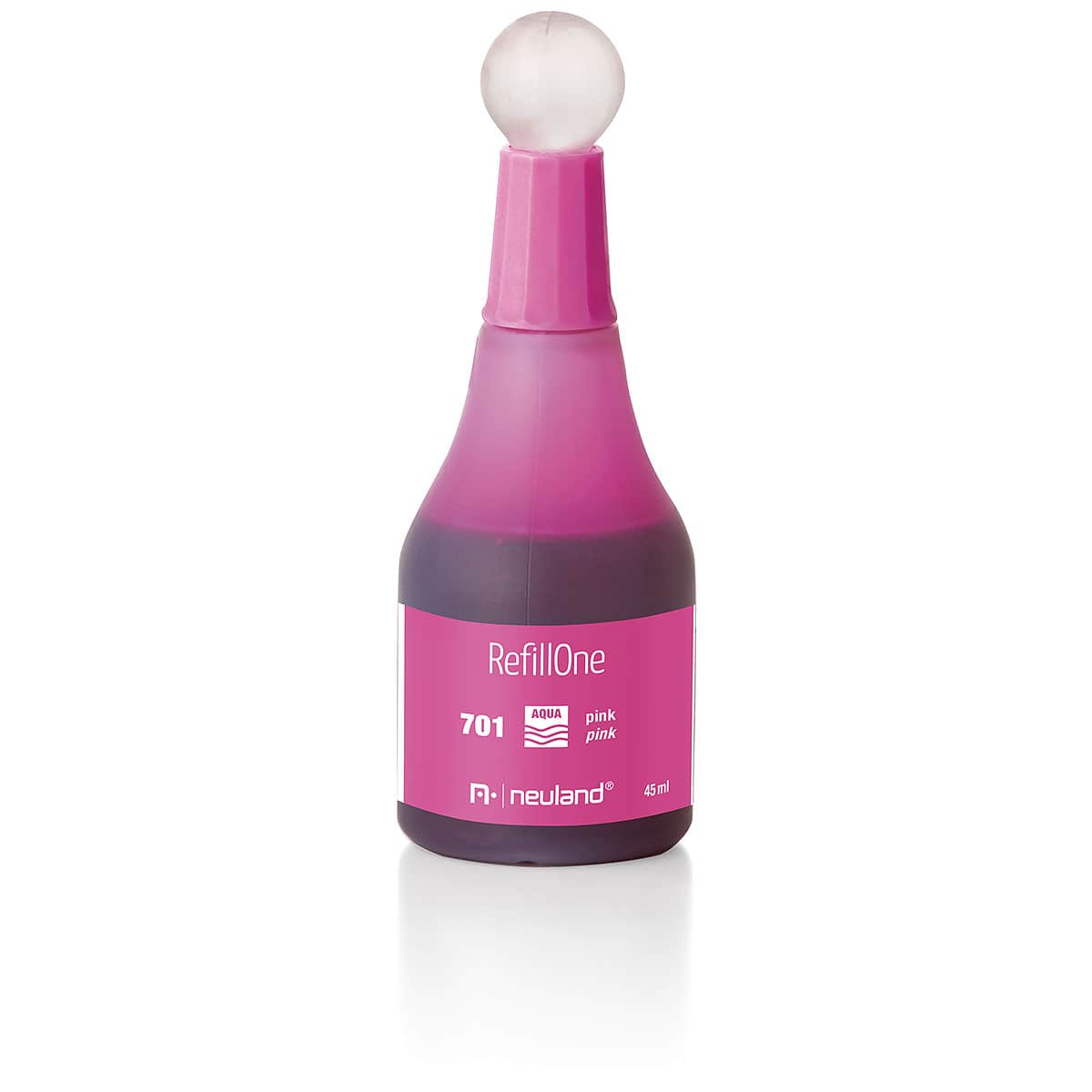 Nachfülltinte RefillOne, Wasserbasis, Einzelfarben- 701 pink