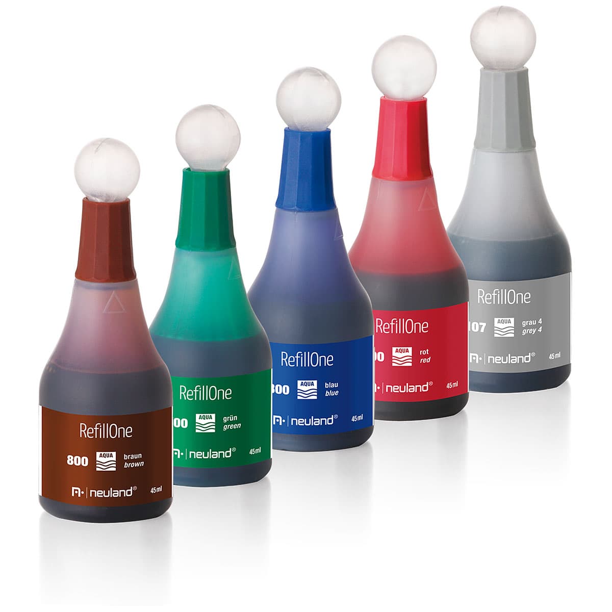 RefillOne Ink, water-based, 5/color sets- set no. 24 kilt