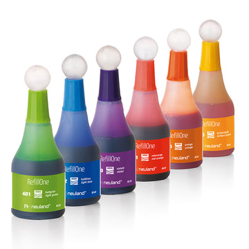 RefillOne Ink, water-based, No. 29 Six-Pack, Rainbow