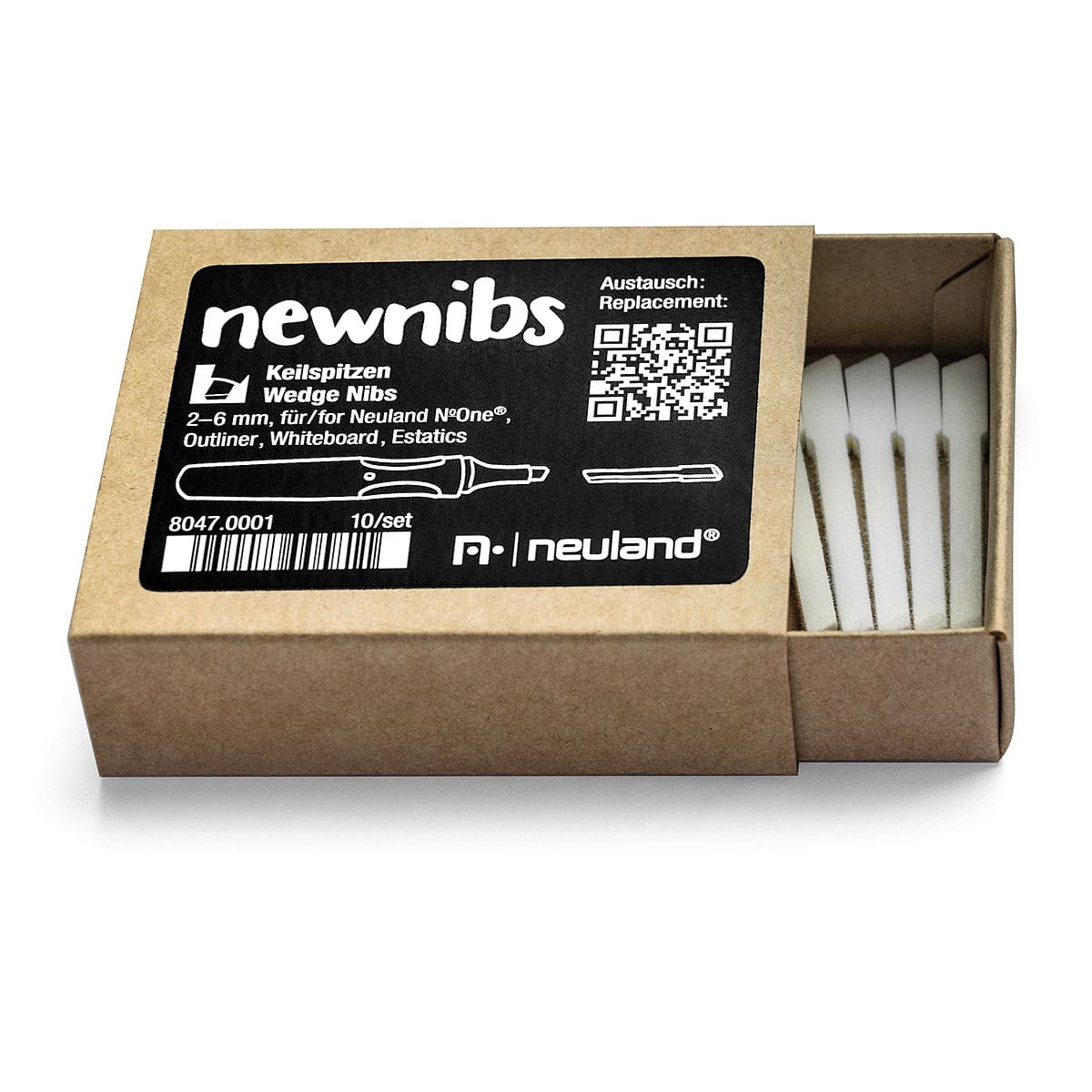 Replacement Wedge Nibs, 2-6 mm – for Neuland No.One®