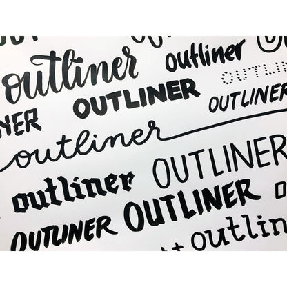 Neuland No.One® Art Outliner (penseelpunt), sets van 5 U5