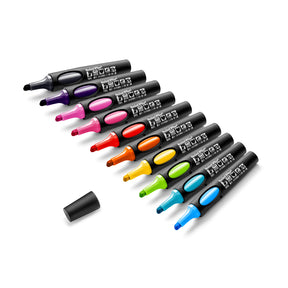 Neuland No.One® Color Set, 10-Pack Facilitation Markers, Wedge Nib