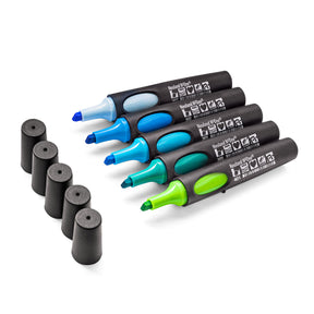 Neuland No.One®, wedge nib 2-6 mm, 5/color sets