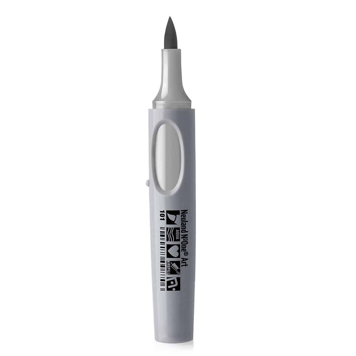 Neuland No.One® Art, penseelpunt 0,5-7 mm – enkele kleur- 101 grau