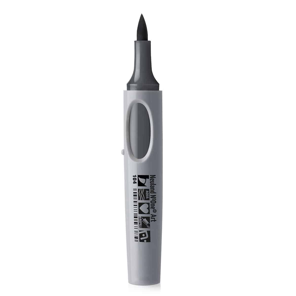 Neuland No.One® Art, penseelpunt 0,5-7 mm – enkele kleur- 104 grau 1