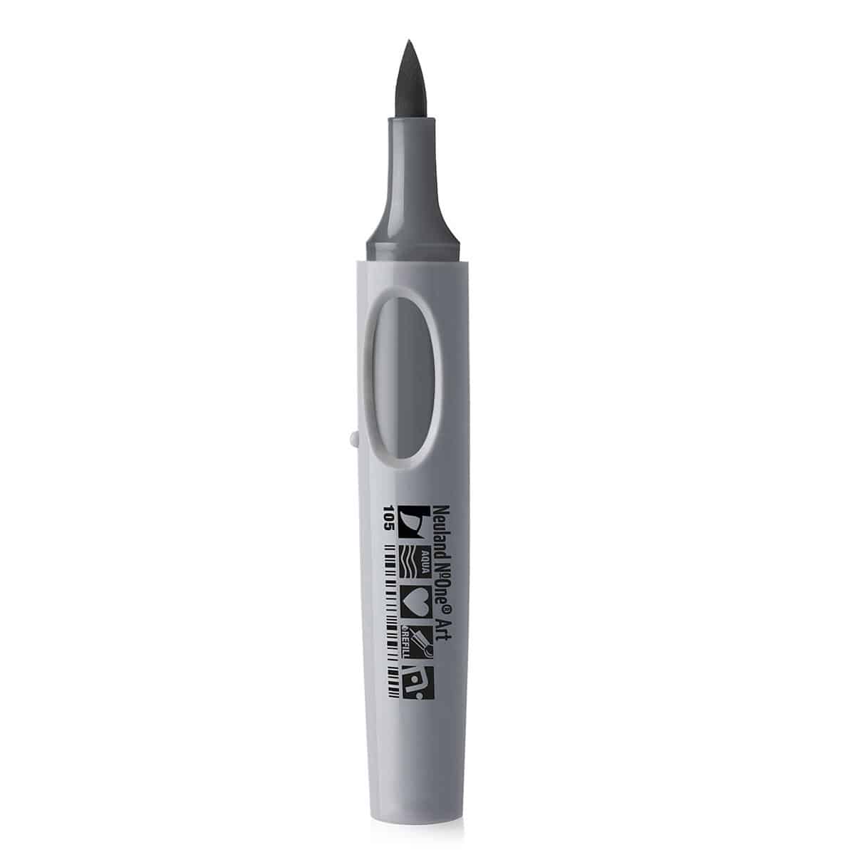 Neuland No.One® Art, penseelpunt 0,5-7 mm – enkele kleur- 105 grau 2