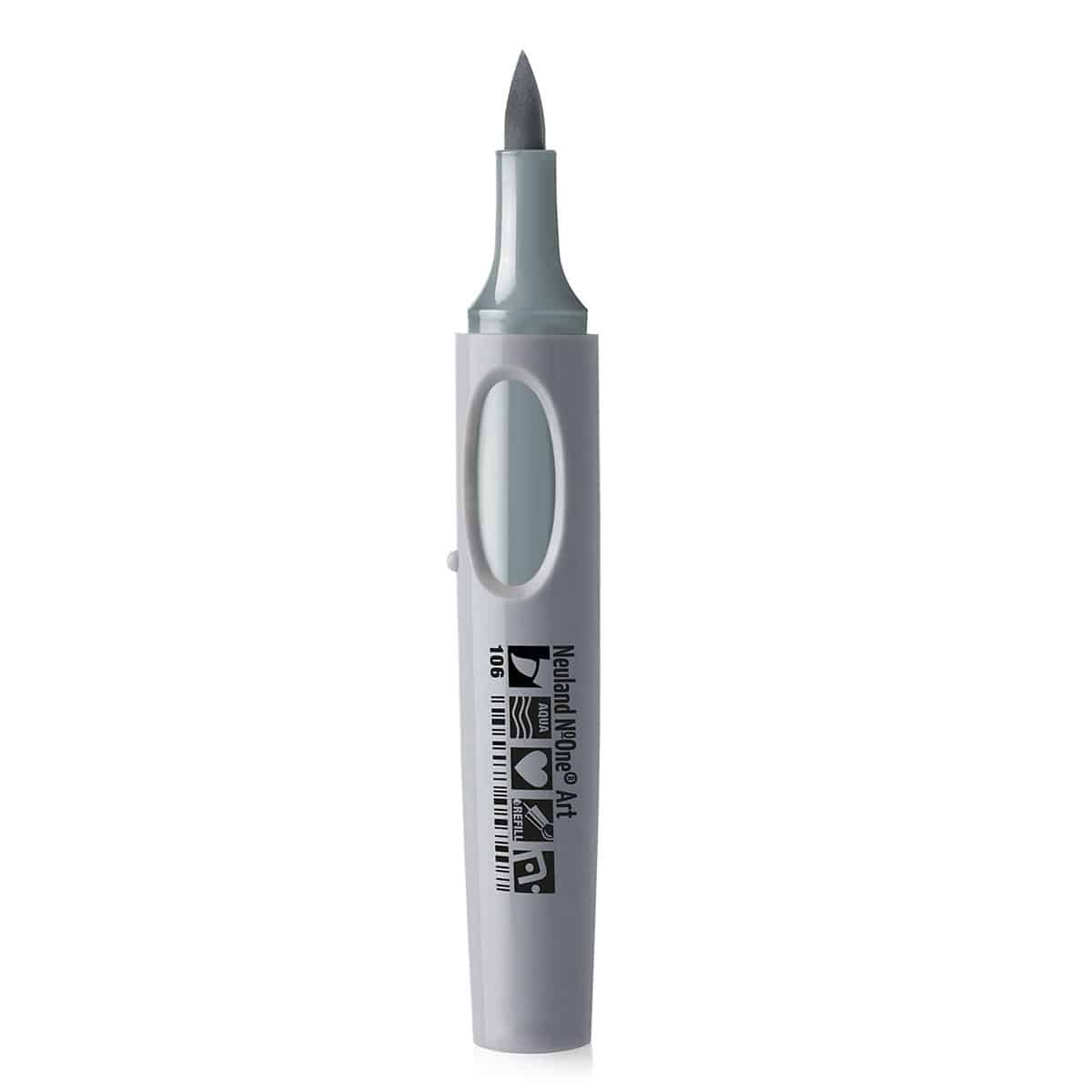 Neuland No.One® Art, penseelpunt 0,5-7 mm – enkele kleur- 106 grau 3