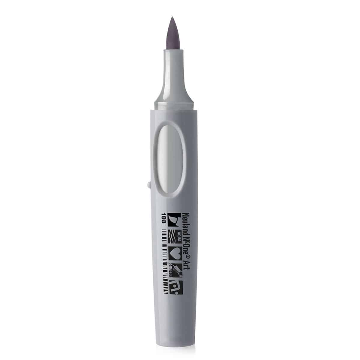 Neuland No.One® Art, penseelpunt 0,5-7 mm – enkele kleur- 108 grau 5