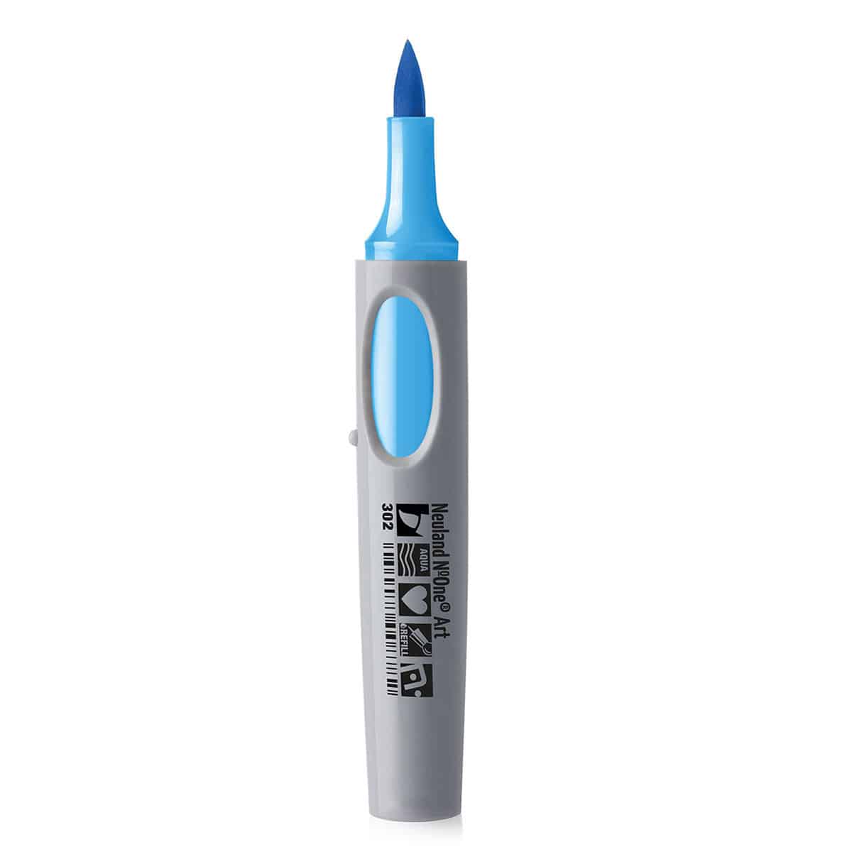Neuland No.One® Art, penseelpunt 0,5-7 mm – enkele kleur- 302 hellblau
