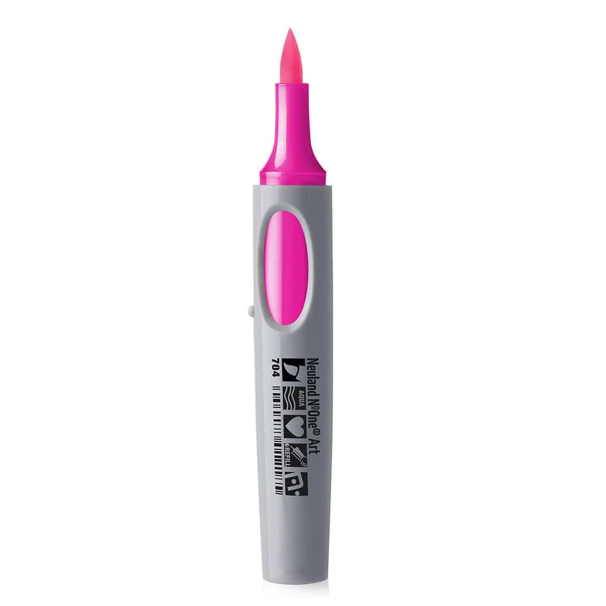 Neuland No.One® Art, penseelpunt 0,5-7 mm – enkele kleur- 704 neonpink