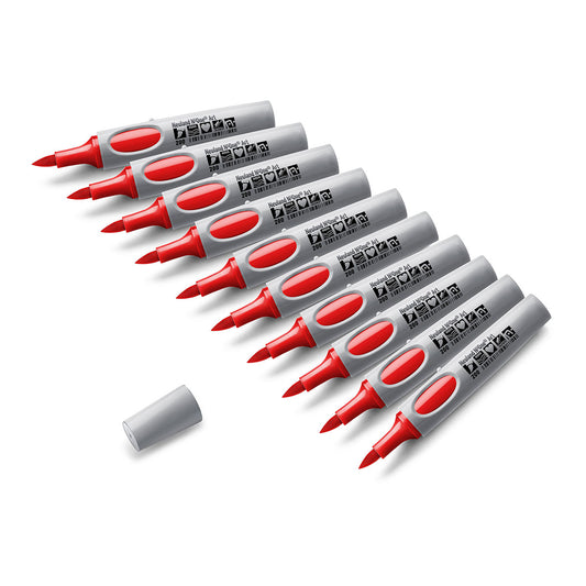 Neuland No.One® Art Moderatiemarkers, met penseelpunt 0,5-7 mm – 10-delige set in één kleur