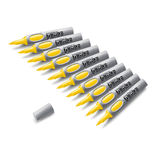 Neuland No.One® Art Moderatiemarkers, met penseelpunt 0,5-7 mm – 10-delige set in één kleur