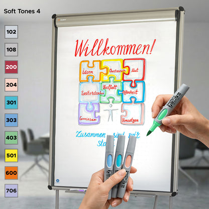 Neuland No.One® Art, pointe pinceau 0,5-7 mm, coffret de 10 couleurs
