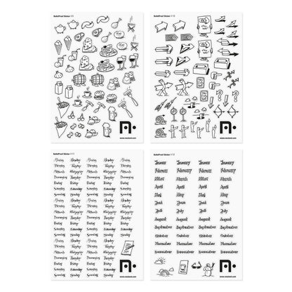 BulletProof Sticker Set – smaller sticker size